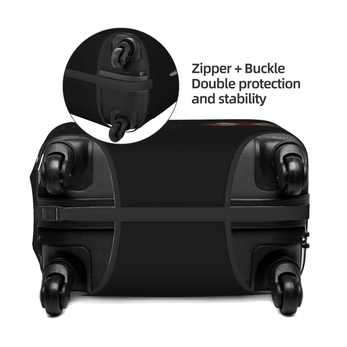 Movie Game Corporation Umbrellas (3) Suitcase Cover Protection Elastic Travel Luggage Protector Covers for 18-32 Inch