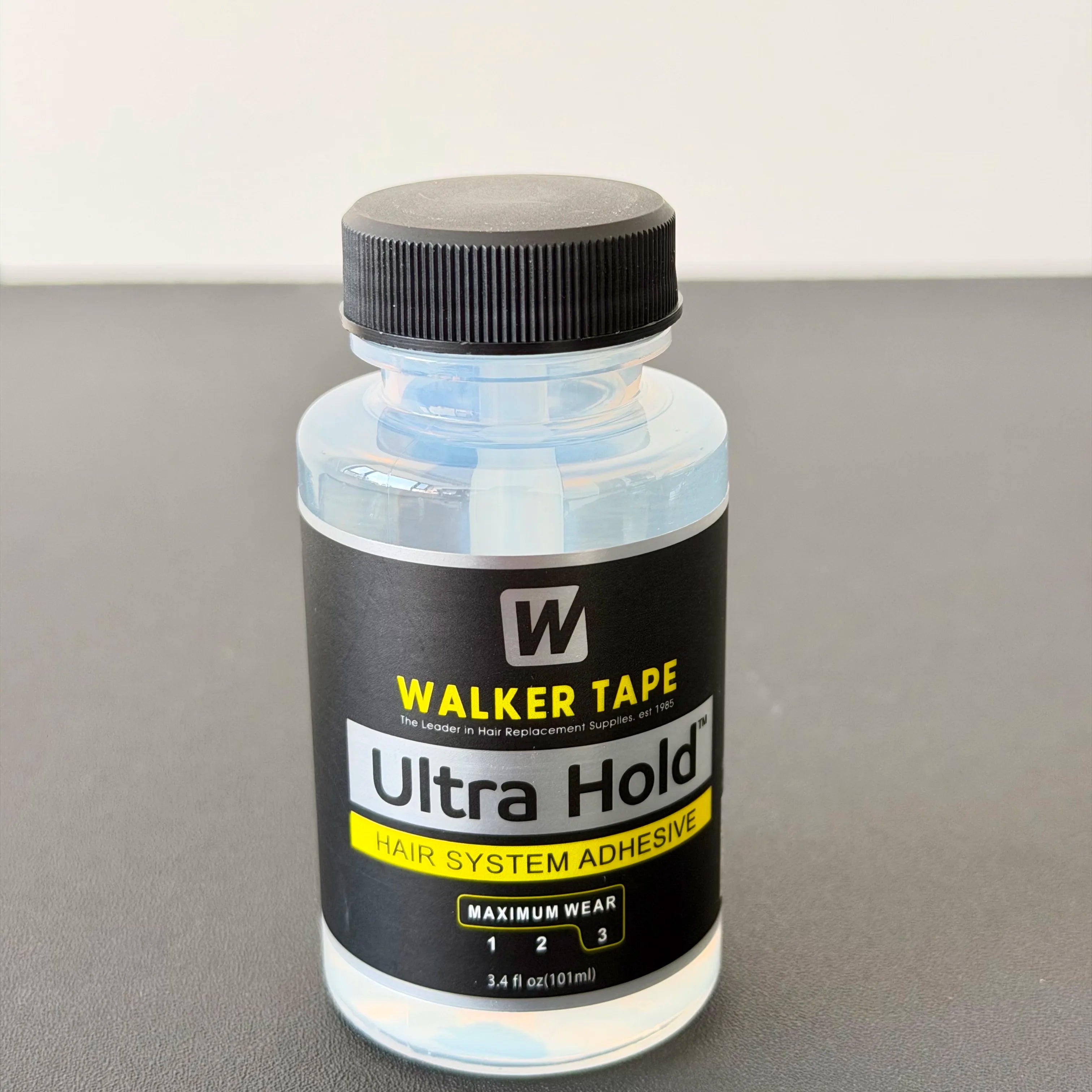 Walker Tape UltraHold Hair System Adhesive 1.4oz/41.4ml 、 0.5oz/15ml、  3.4oz/101ml Strong Hold Wig Glue for Toupee Hairpiece