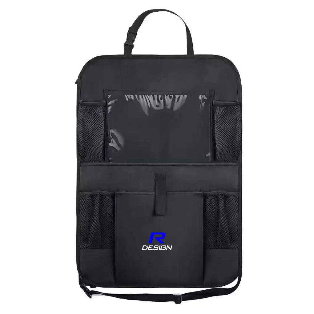 Car rear seat storage bag car seat back protector for Volvo R Design RDesign XC90 XC60 S60 V40 XC40 V60 V50 S40 C30