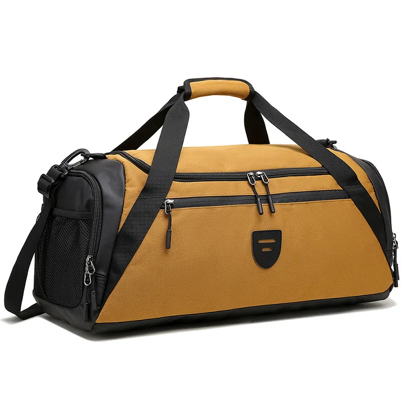 New Arrival Men Dry Wet Separation Fitness Bag, Multifunctional Large Capacity Sports Travel Luggage Bag