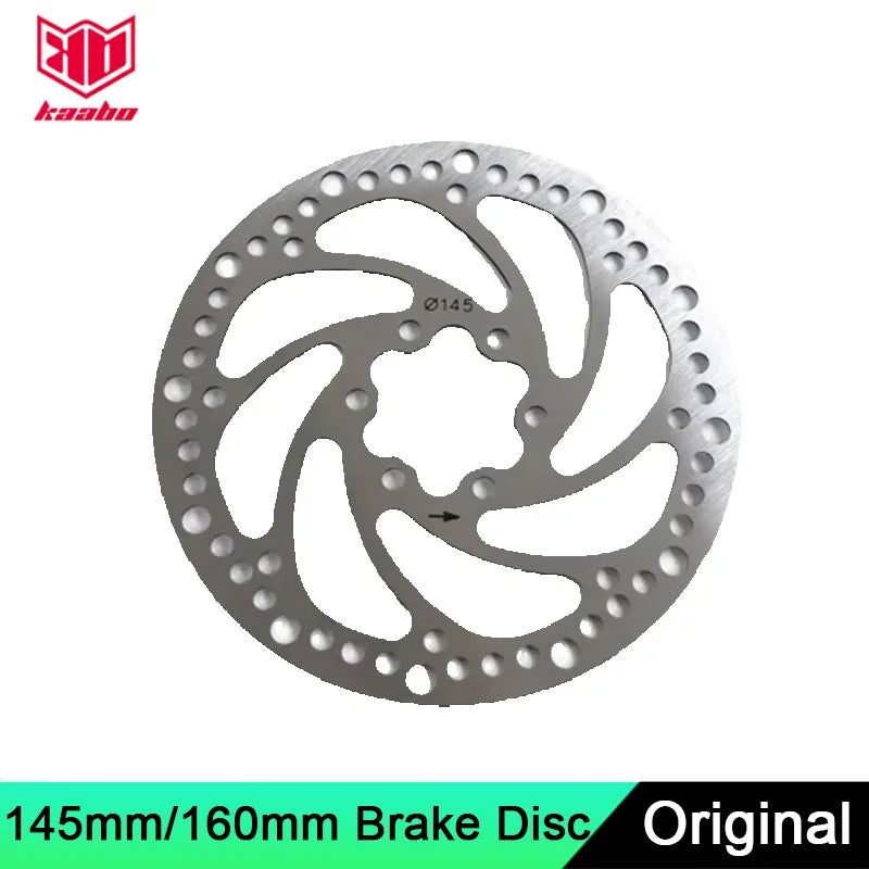Original 145mm 160mm Brake Disc for Kaabo Wolf Warrior Wolf X/11 Wolf King GT Pro Smart Electric Scooter  145mm/160mm Disc Brake