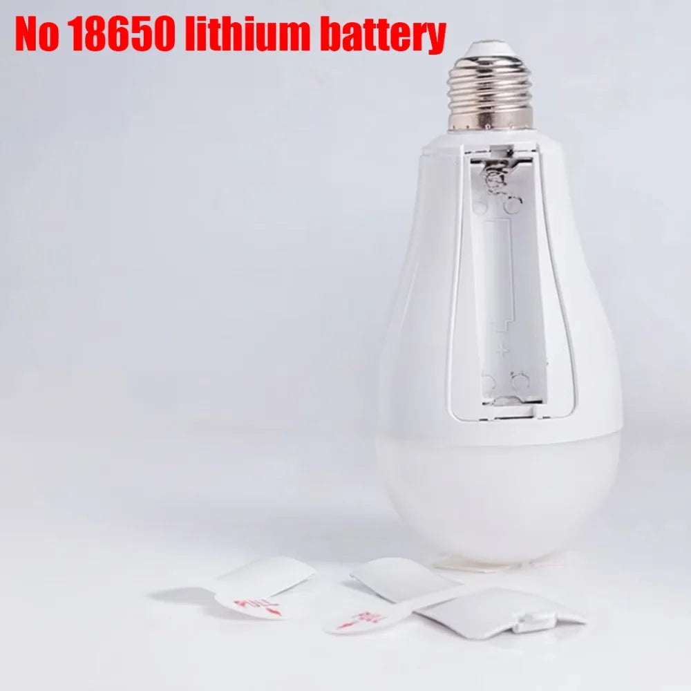 New Flicker-Free LED Bulb Light Portable 20W Emergency Bulb Courtyard Outdoor Bulb Home