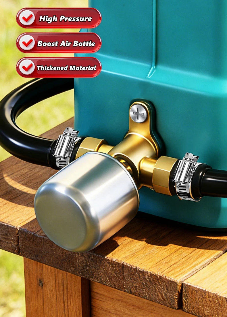 Sprayer Pressure Cylinder Removable High Pressure Electric Sprayer Air Tank Agricultural Sprayer Plunger Pump Attachment