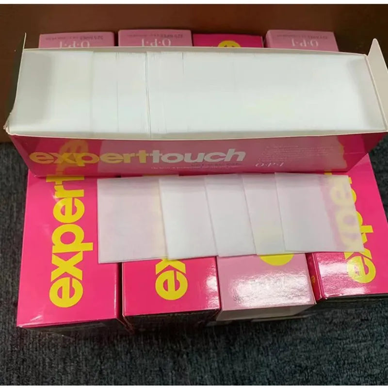 1/2/5/10 Box Nail Polish Remover Wipes Napkins Lint-Free Nail Wipe Cotton Pad For Nail Art Gel Polish Remover Manicure Tool