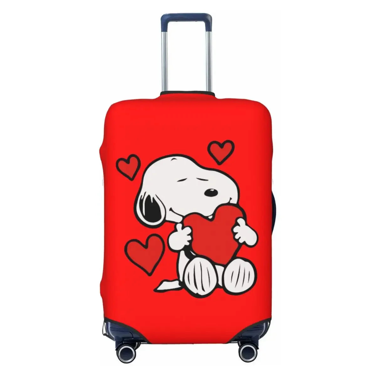 Thick Elastic Luggage Protector Cute Dogs Design For 18-32 Inch Luggage Dustproof Washable Anti-Scratch Travel Suitcase Cover
