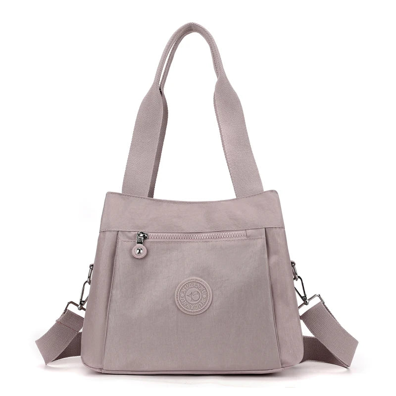 Women's Casual Nylon Crossbody Bag Travel Handbag Portable Business Tote Outdoor Purse Satchel Shoulder Bag for Everyday Use