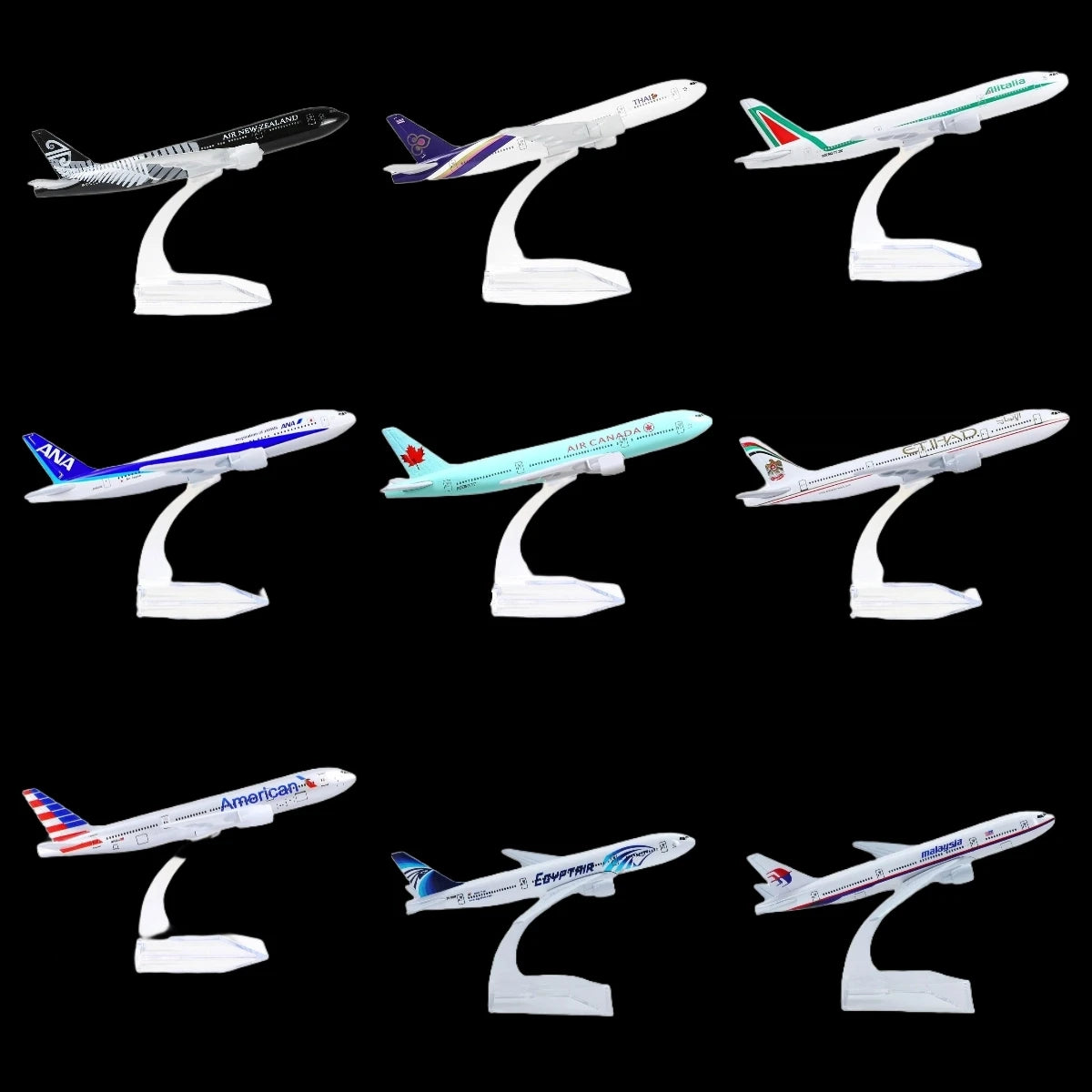 16CM 1/400 Diecast Alloy B777  Airplane Model Toy Plane Collected Gift Series Static aircraft model for Collectible Display