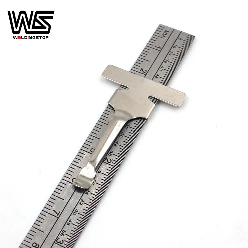 Welding Taper gage gauge Depth ruler stainless steel set gap hole inspection