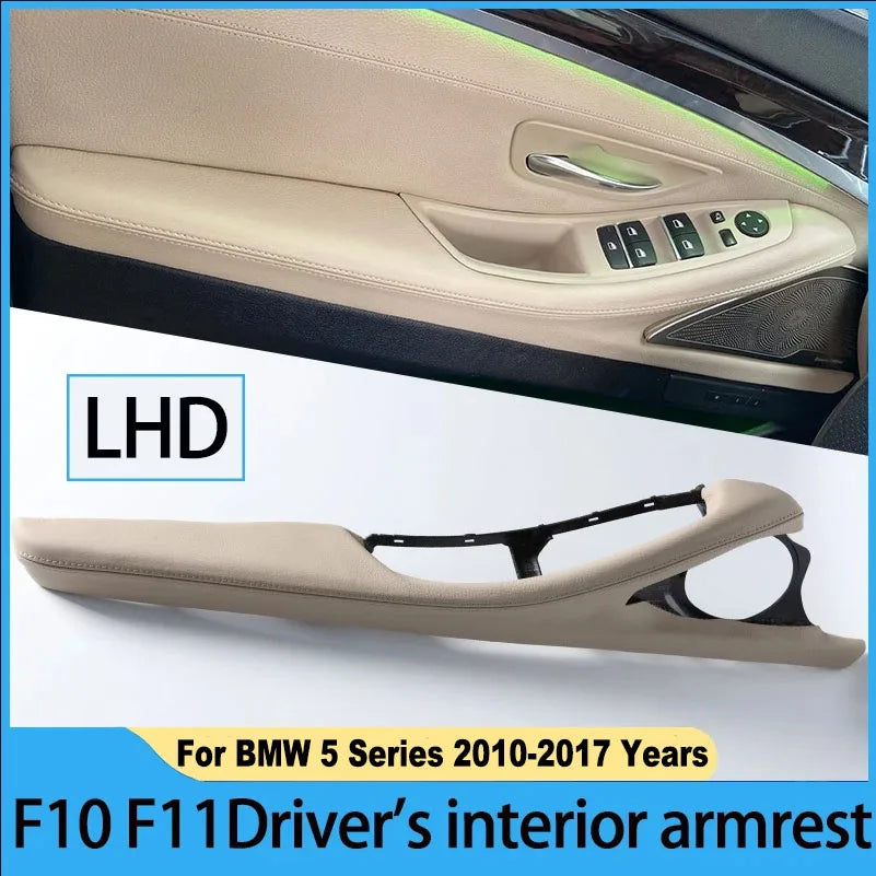 Left hand drive suitable for BMW 5 Series F10 F11 driver's armrest assembly 2010-2017 model door handle inner armrest assembly