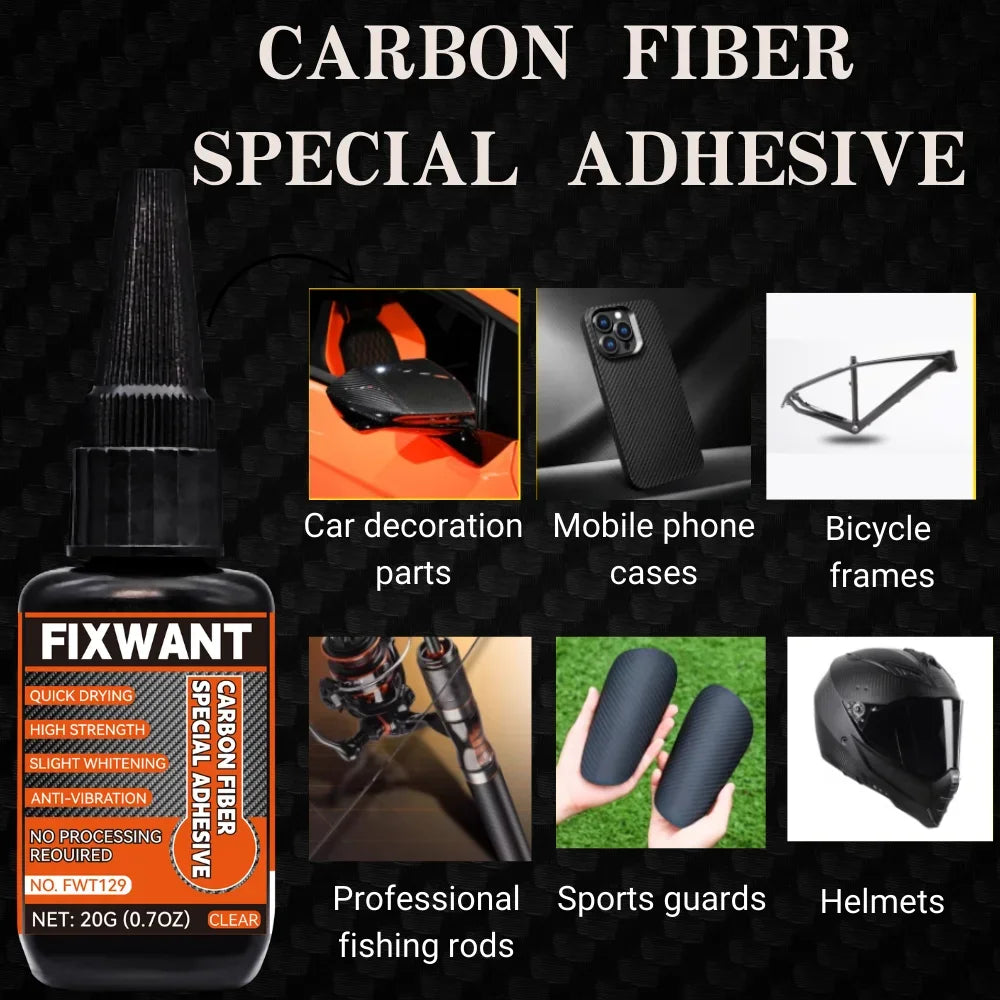 Professional Carbon Fiber Adhesive for Badminton Racket Repair and Phone Case Fixing