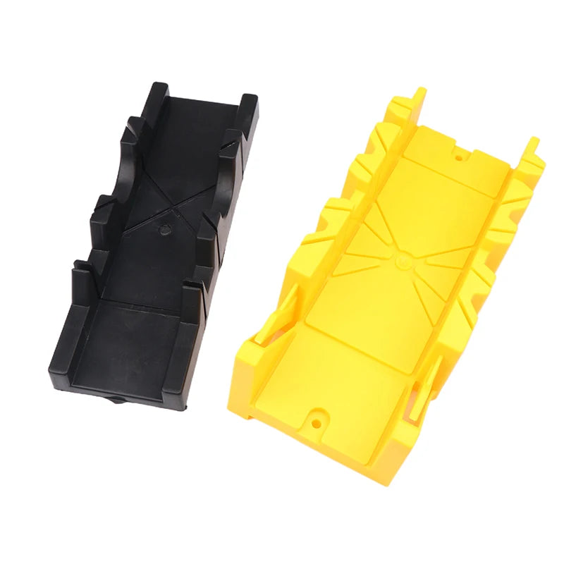 〔Sa〕1Pc 45/90 Degree Wood Cutting Clamping Miter Saw Box Woodworking Angle Cutting For Carpenter Gypsum Oblique Cutting Tool