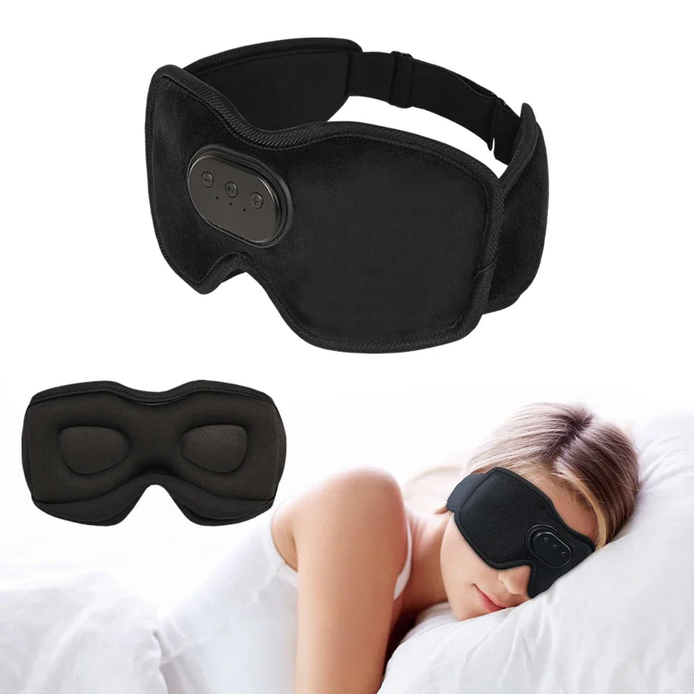SYPVRY Bluetooth Sleep Eye Mask With Headphones - Boasting 3D Sleep Headphone Technology for Enhanced Comfort Bluetooth Eye Mask