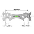 Special Wrench Tools with Level Shower Faucet Installation Bathroom Multifunctional Level Wrench Ruler Distance Measuring Tool