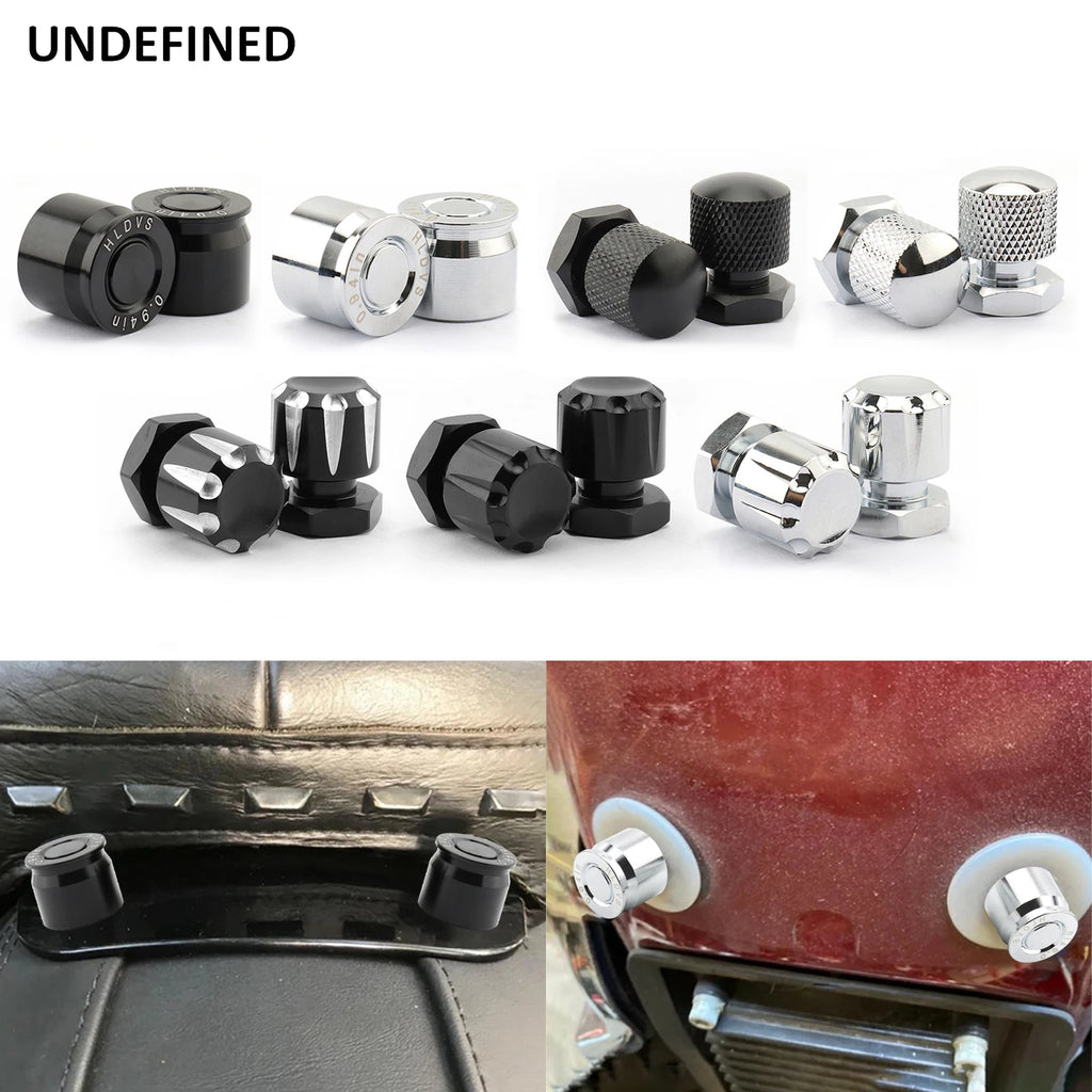 Motorcycle Seat Screw Mounting Nut Bolt 1/4-20 Thread For Harley Touring Road King Sportster 883 Dyna Wide Glide Softail Fat Bob