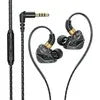 S16 3.5MM/Type C Wired Headphones 45 Degree Bending In-ear Headset Handsfree Earbuds with Mic Game Sports Earphone for Samsung