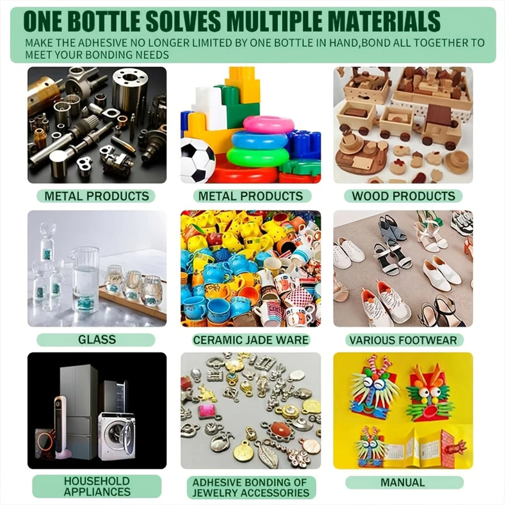 LOOLIFL Multi-Purpose Super Glue Cyanoacrylate Adhesive Instant Stronger All Bonding Glue for Resin Ceramic Metal Glass Plastic
