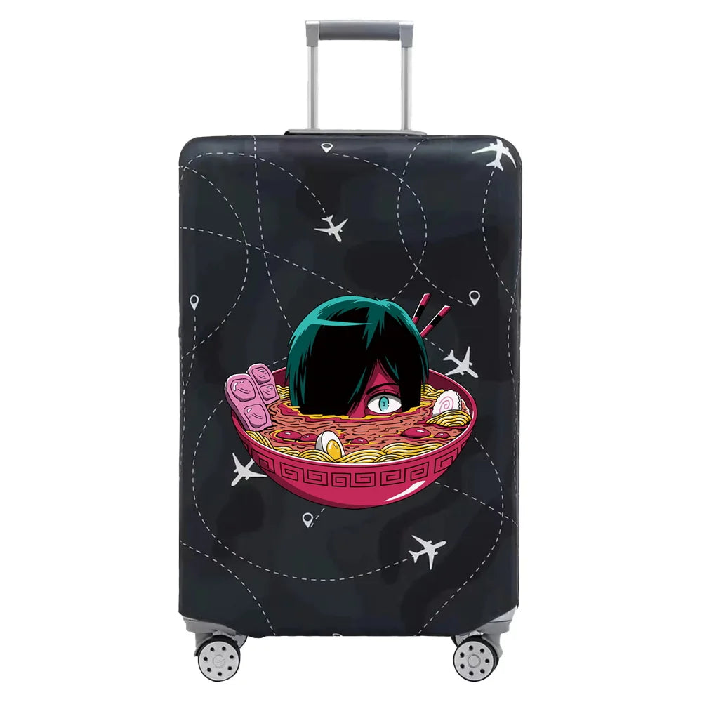 Baggage Covers Travel Luggage Protective Cover Stretch Dust Suitcase Covers Cartoon Print Series for18-32inch Travel Accessories
