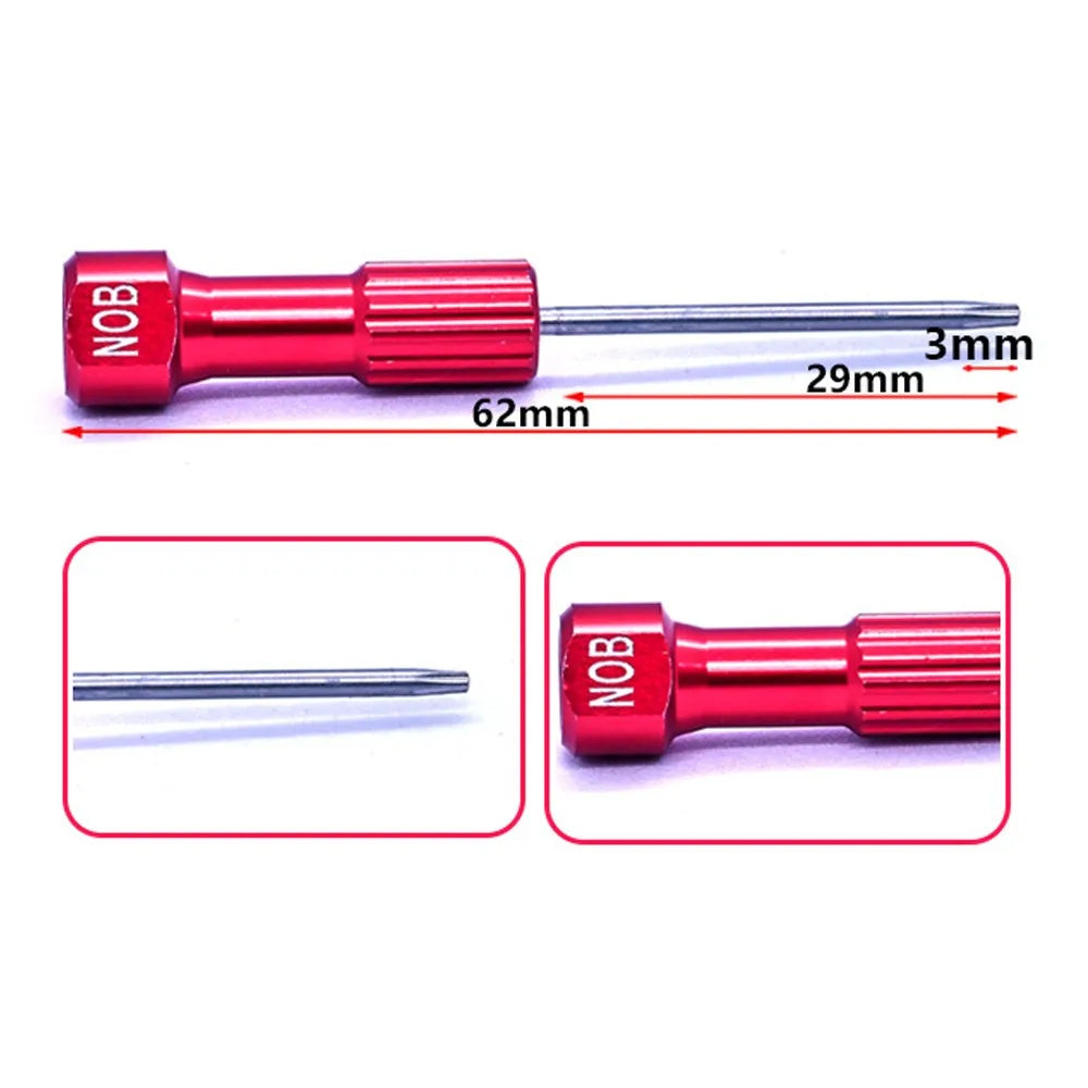 1PC Durable 6.2cm Technician Screwdriver Stainless Steel DIY Tool Kit Multiple Color Micro Screwdriver