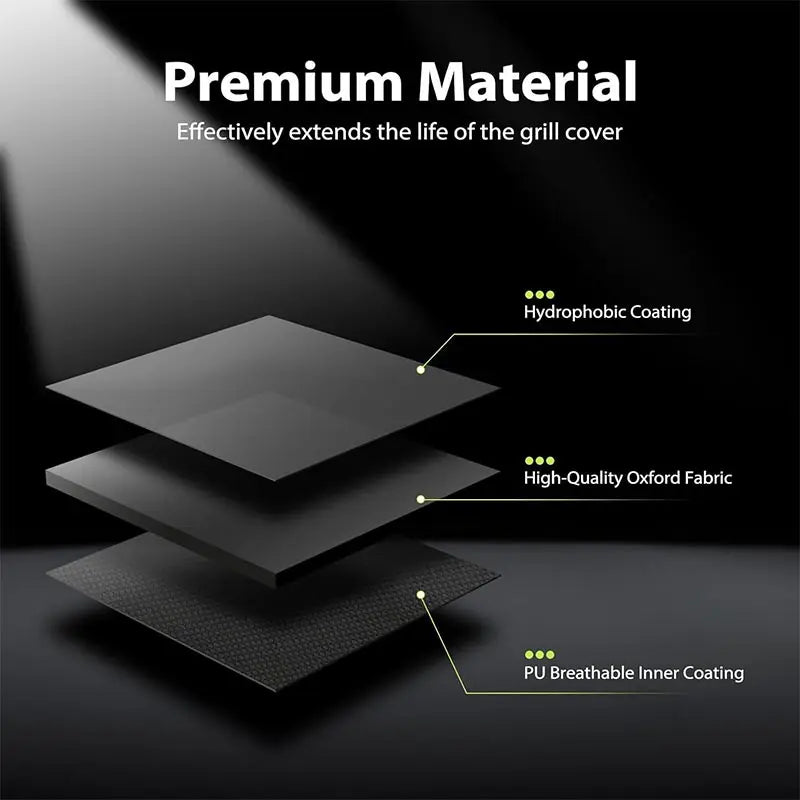 420D Outdoor BBQ Grill Cover,Anti-Dust Waterproof Weber Heavy Duty Charbroil BBQ Cover,Rain Char Broil Protective Barbecue Hood