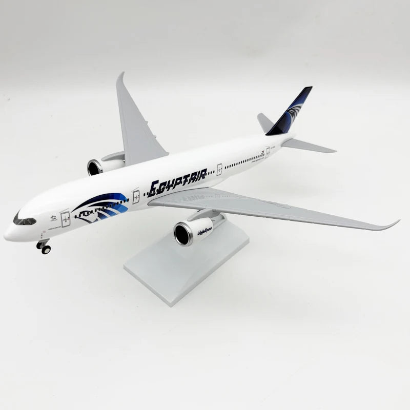Scale Aircraft 1:250 30CM A350 Model Aircraft Egypt Air 350 Airlines Plane Models Diecast Collectible Miniatures Airplanes Toys