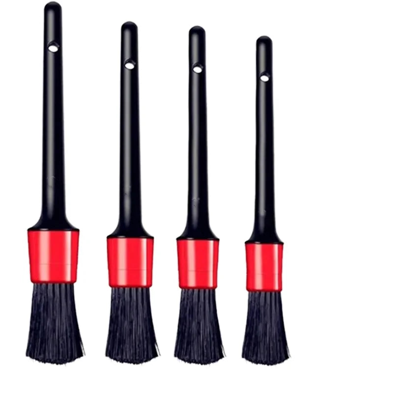 Plastic Car Cleaning Brush Set Automotive Detail Brushes For Car Interior Detailing Brush Kit Wheel Rims Clean Wash Accessories