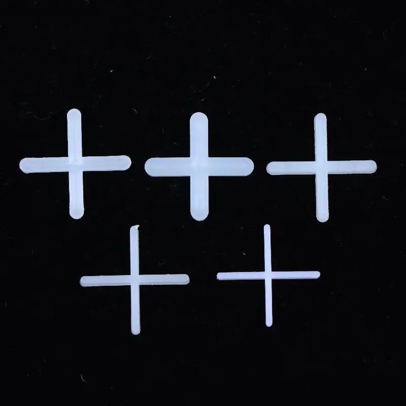 Tile Leveling Clips Cross Spacers 1 Bag 1/1.5/2/2.5/3mm Fit for Ceramic Marble Tile Laying Home Renovation Tool