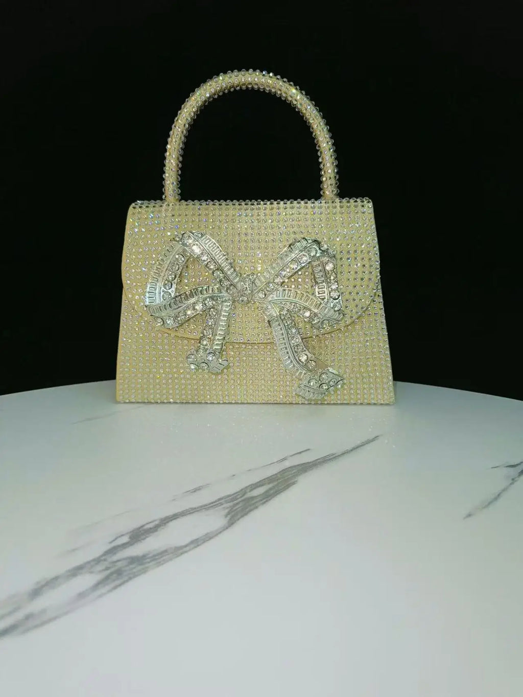 Luxury Fashion Satin Square Bag Glitter Rhinestones Diamond Evening Bag Women's Handbag Wedding Party Clutch Purse Shoulder Bag