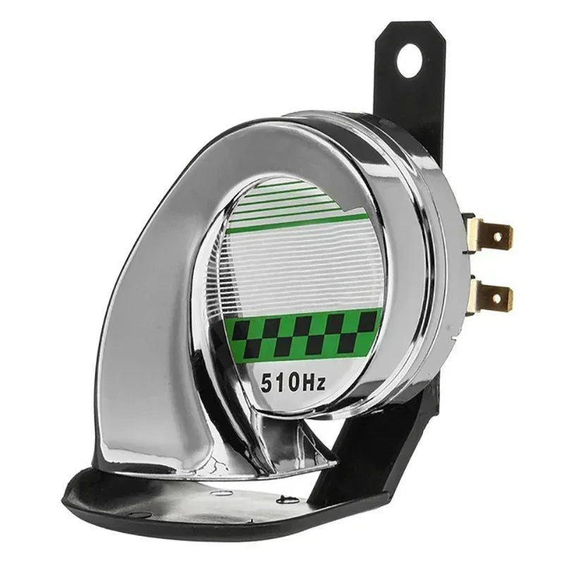 Car Motorcycle Horns 12V 130dB Snail Air Horn Waterproof Snail Air Horn Siren Loud Sound 510hz for Truck Motorcycle Boat