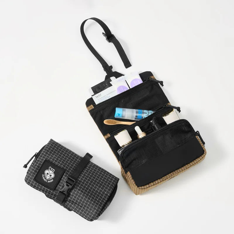 Portable Travel Toiletry Bag Waterproof Storage Bag Hangable for Hiking and Short-trip Travel Skincare