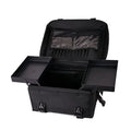 KLQDZMS Professional Cosmetic Case Female Oxford Cloth Beauty Manicure Toolkit Large Capacity Trolley With Wheel Luggage Bag