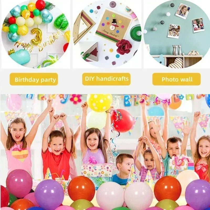 100/500/1000/2000PCS Self Adhesive Heel Anti Drop Sticker Ballon Dot Birthday Wedding Party Balloons Glue Sticker Balloons Stand