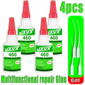 460 Multi-Purpose Repair Glue, High Strength Glue, Strong Instant Adhesive, Quick-Drying Multi-Purpose Glue for Home Repair, Crafts, Metal, Plastic, Wood, Ceramics, Leather, Glass