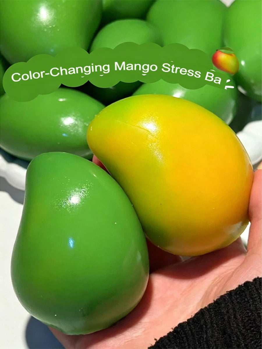 Simulated Orange Mango Lemon Potato Corn Pudding Pineapple Handmade Squishy Stress Ball Crisp Crunch ASMR Sensory Squeeze Ball