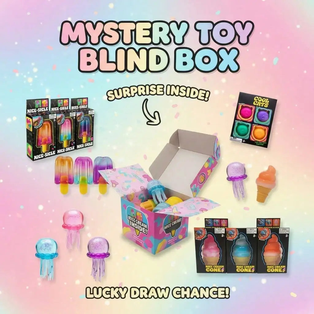 100+ Pieces Assorted Squishy Figures Blind Box Surprise Toy Slow Rising Soft Fidget Toys Featuring Moai Head Panda Rabbit Stress