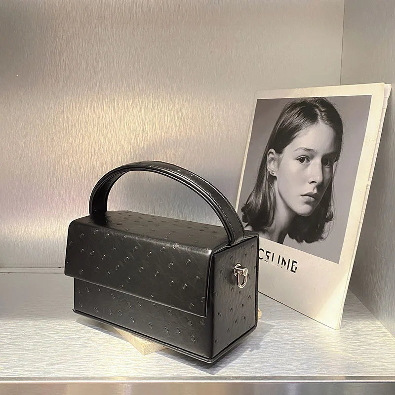 Women's Handbag Luxury Designer Box Shape Shoulder Bag Chain Messenger Flap Girl Fashion Crossbody Square Bag