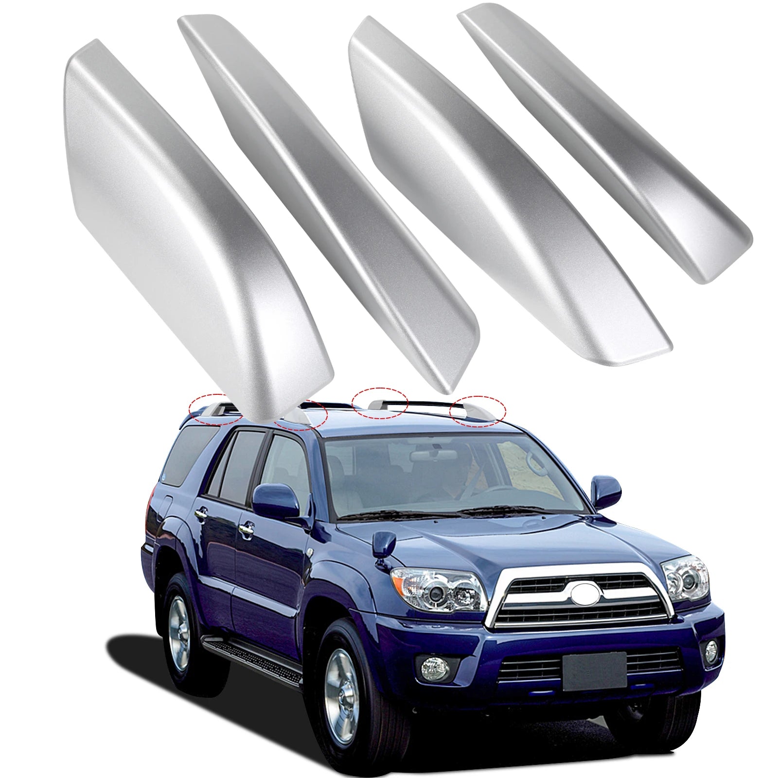 Car Roof Rack Cover Fit for Toyota 4Runner 4WD N210 2003 2004 2005 2006 2007 2008 2009 Luggage rack Cover