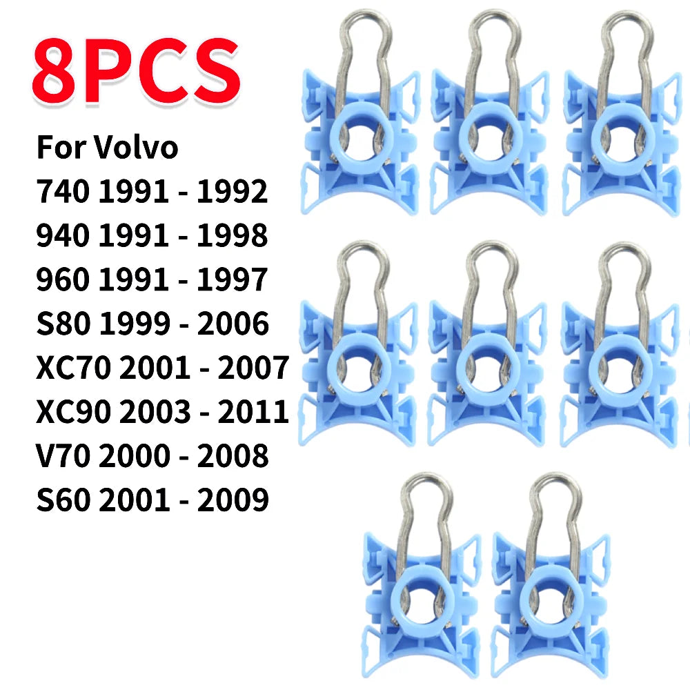 4-20PCS Plastic Window Regulator Guide Slider Clips Sliding Blocks for Volvo 740 940 960 S80 XC70 XC90 V70 S60 Car Accessories