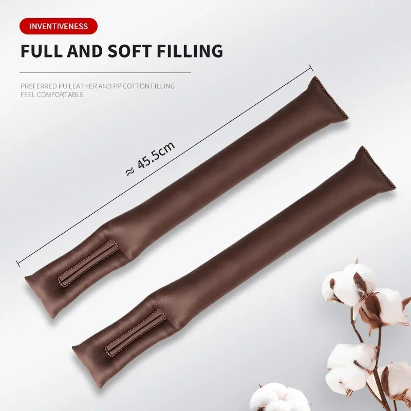Car Seat Gap Filler PU Leather SoftSide Seam Plug Leak-Proof Filling Strip Car Accessories Interior Universal Car Decoration