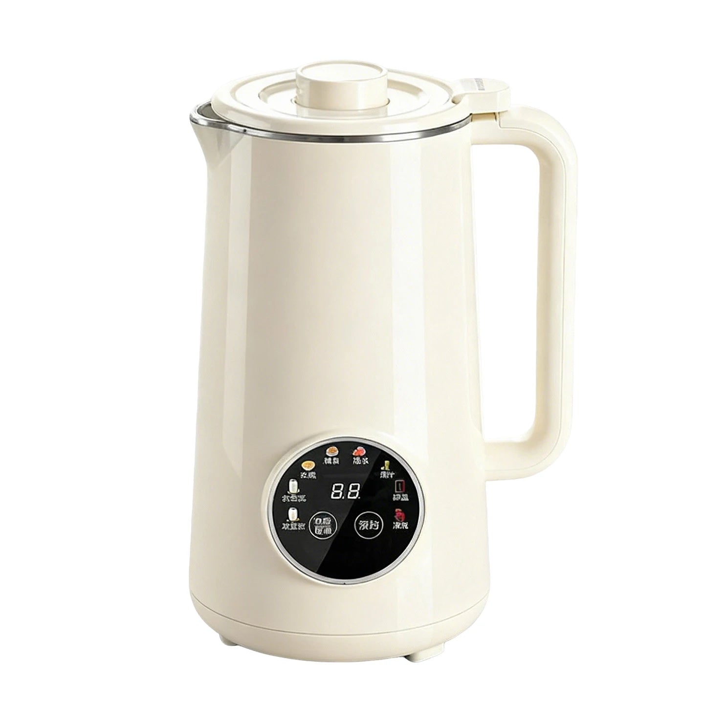 800ml Multifunctional Mini Soy Milk Maker, No Soaking, 9-in-1, Baby Food, 12H Timer, Auto Cleaning, Portable for Home