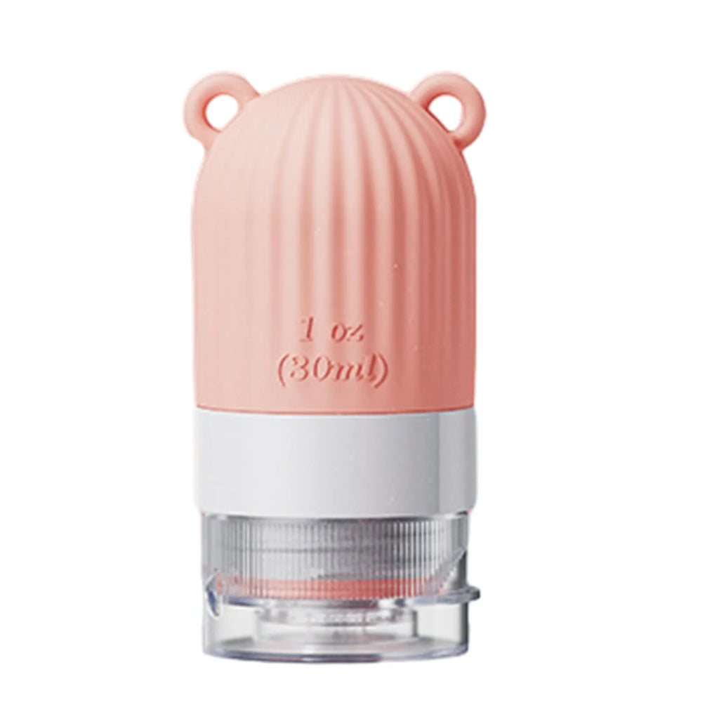 Silicone Travel Bottles Leakproof Refillable Storage Cans Cosmetic Container Dispenser Squeeze Lotion Bottle 30/60/90/120ml