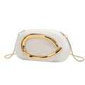 New Brand Designer Handmade Gold Closure Box Clutch Bag Women Evening Wedding Mini Female Wallets Party Cute Purse Bag Handbag