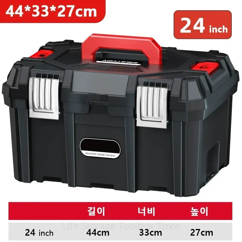1/2Pcs Hardware Toolbox Set Large Capacity Tool Box Industrial Grade Shockproof Tool Box Organizer box Stacked Hardware Toolbox