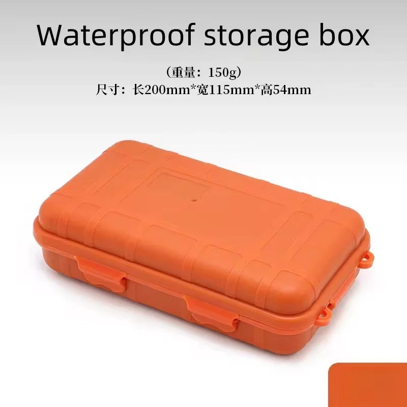 Outdoor Waterproof Survival Sealed Box | Dustproof Shockproof Plastic EDC Tools | Storage Container Case Holder