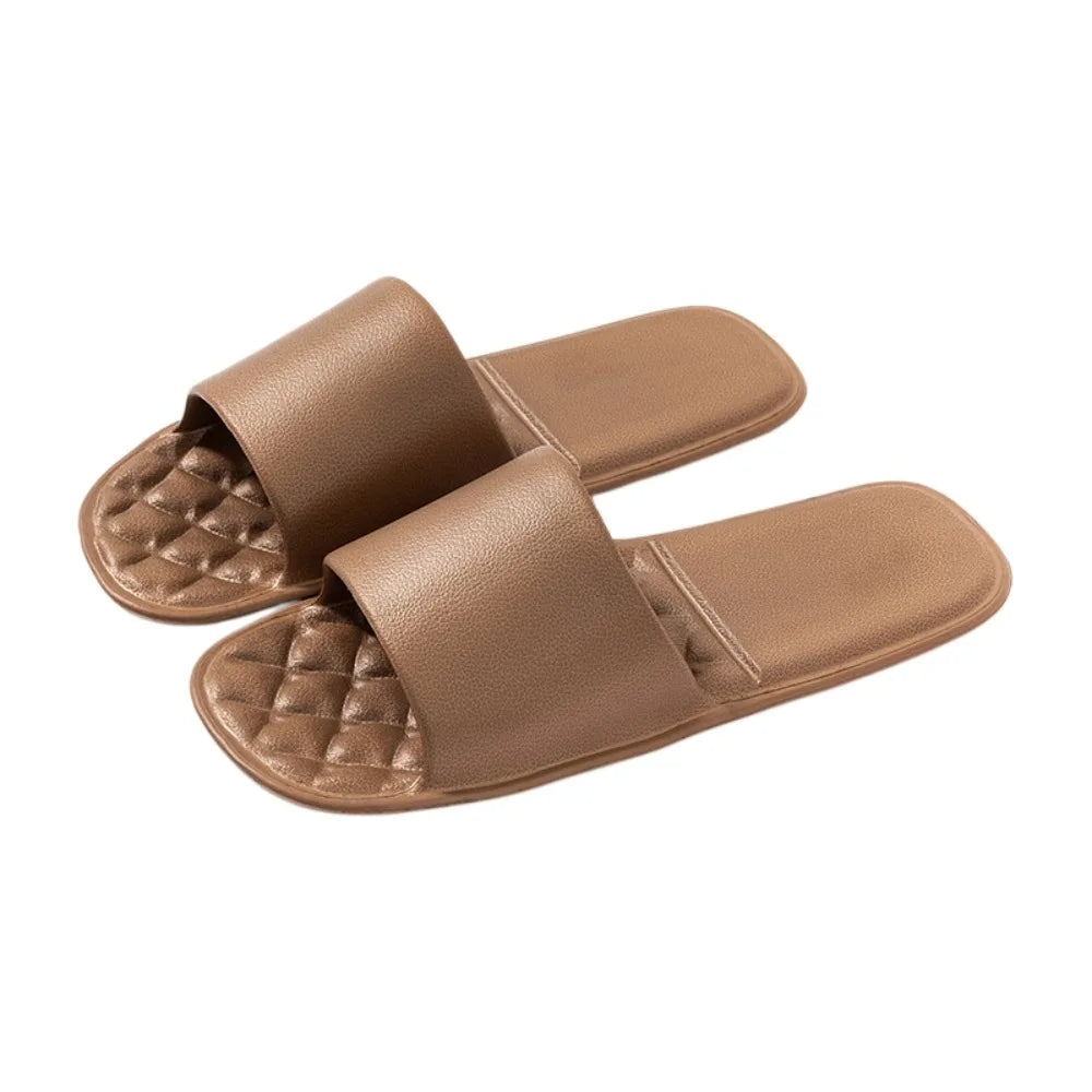 EVA Portable Folding Slippers Soft Soles Anti-Slip Foldable Travel Slippers Odor-resistant with Cushioned Sole