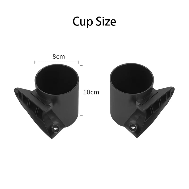 2/4pcs For Tesla Model 3 Y Car Door Cup Holder Cup Storage Box Rack Door Mount Drink Rank Water Bottle Stand Auto Accessories