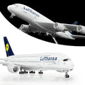 1:160 Scale Lufthansa A380 Diecast Resin Airplane Models kit with Stand Wheel collectible aircraft for  Aviation Enthusiast Gift