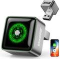 Wireless CarPlay & Android Auto Adapter – 1-Click Multi-Device Switch, Auto Reconnect, Multi-Function Button, OTA Updates, for iOS 10+ & Android 11+