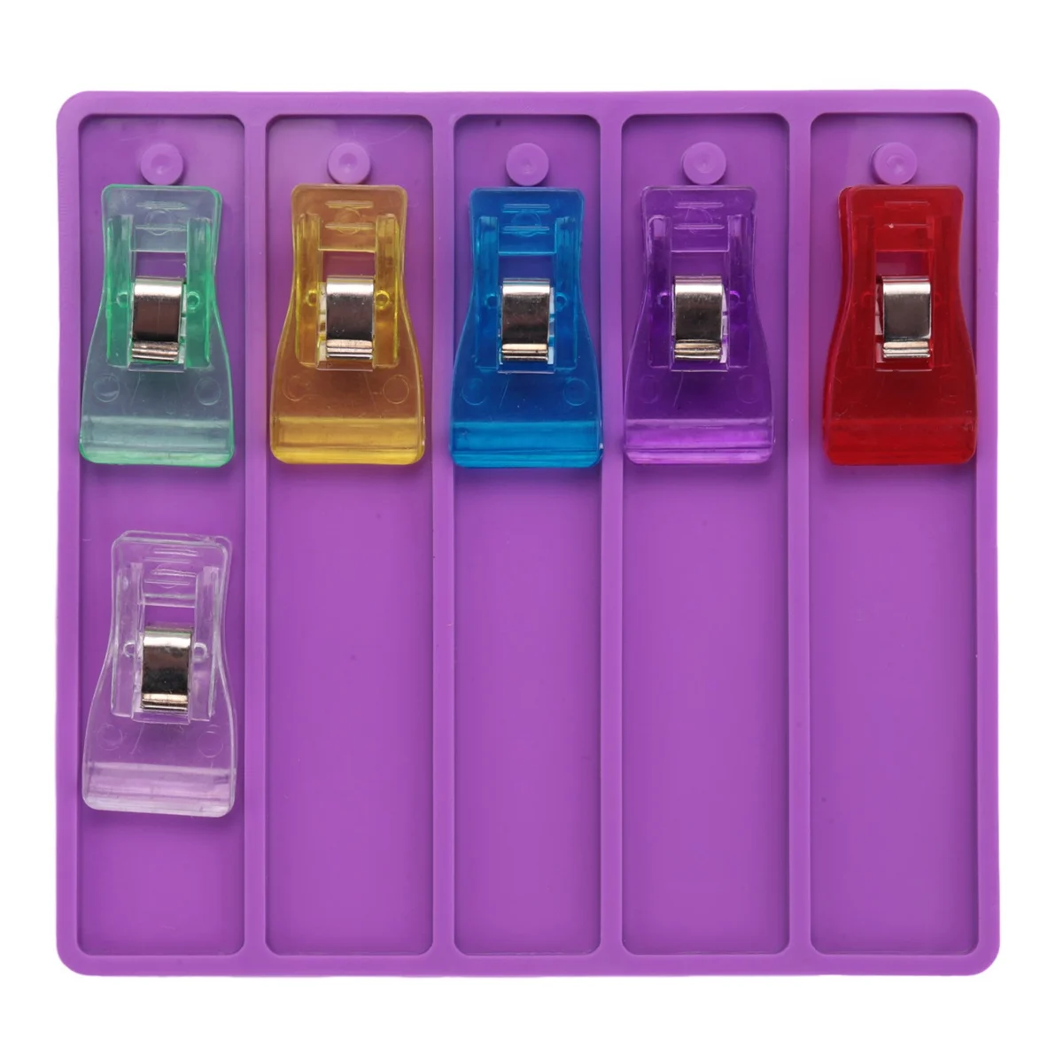ABQR Credit Card Puller Silicone Resin Mold, 10 Assorted Color Acrylic Debit Bank Card Grabber, Card Grabber for Long Nails