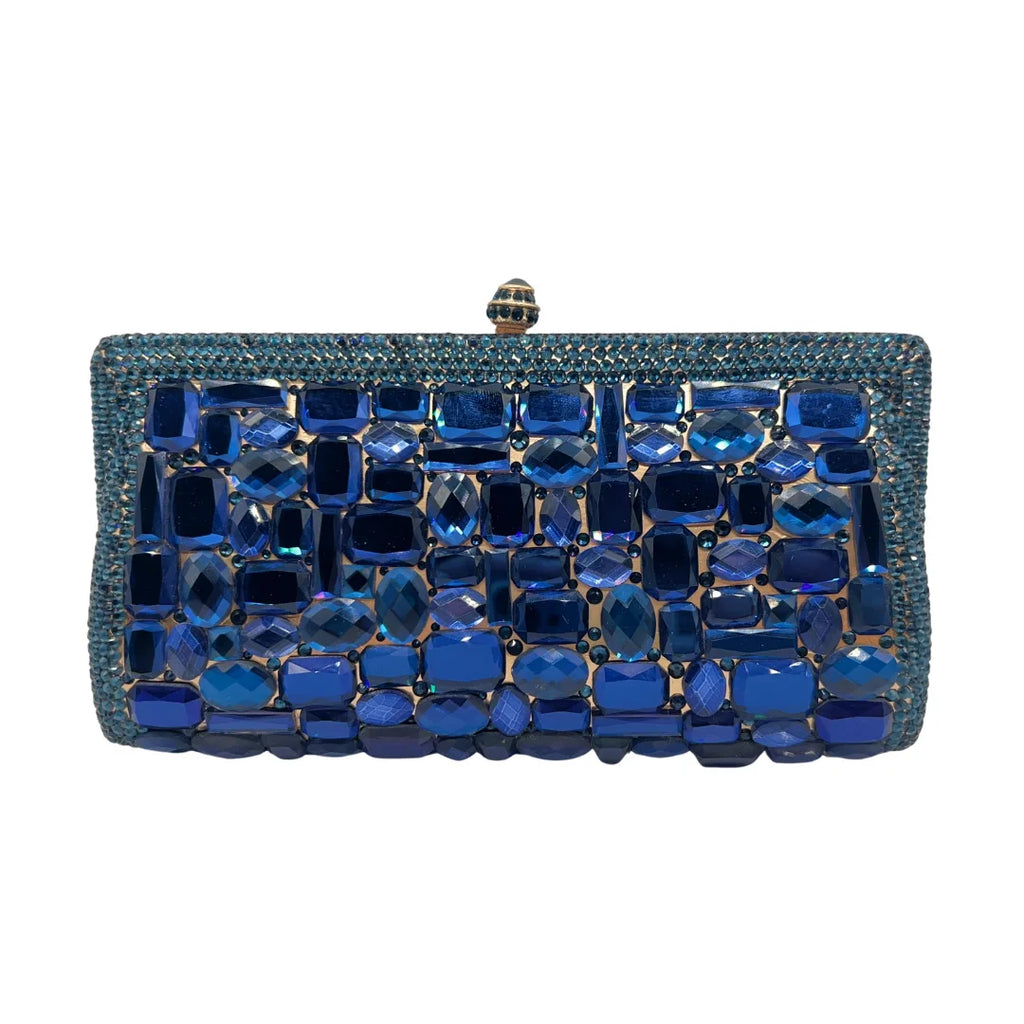 Stone clutch bag new flat bottom glass diamond clutch women's bag handmade diamond dinner bag