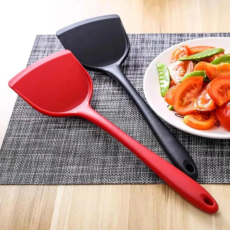 Thickened Silicone Spatula Kitchenware High-temperature Resistant Non-stick Pan Cooking Spatula Cooking Silicone Chinese Spatula